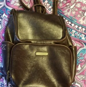 Brown purse bakcpack
